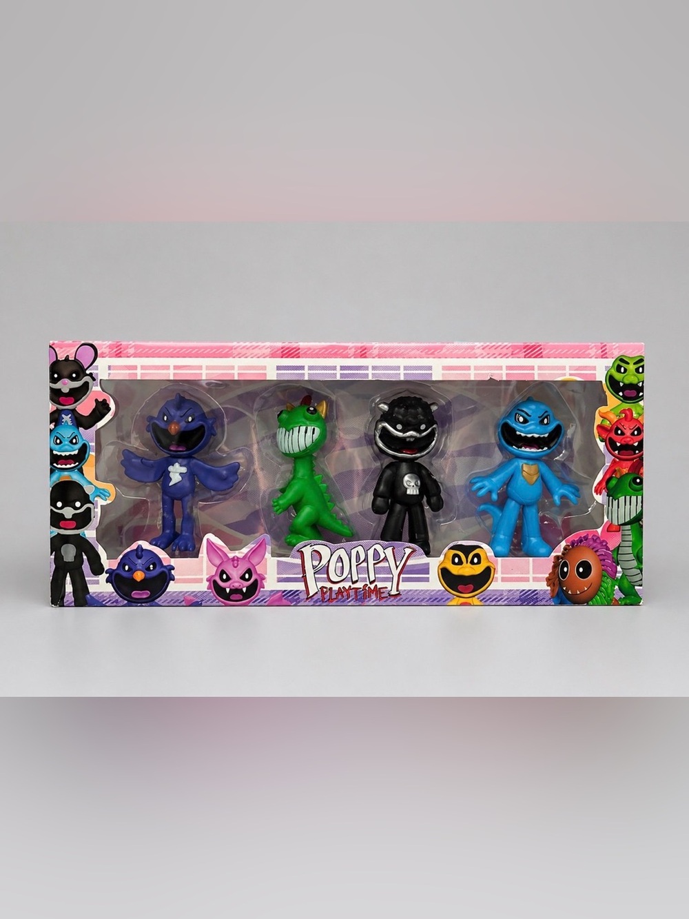 Poppy Playtime Figure Set – 4 Piece Character Collection Toy Set – Brand New